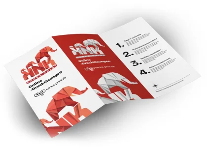Falzflyer drucken